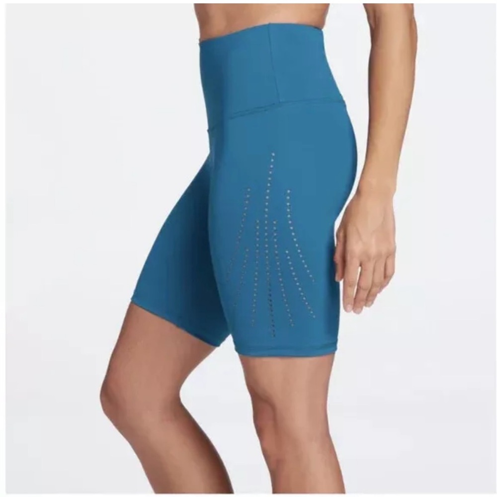 CALIA Teal Blue Biker Bike Shorts Carrie Underwood Small Yoga 
Gym Fitness Run S